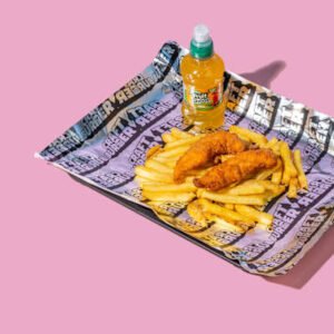 Chicken Tenders, Fries and Drink